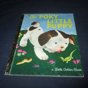 The Poky Little Puppy Hardocver Book (1970, A Little Golden Book)